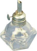 GLASS ALCOHOL LAMP WICK ADJUSTABLE